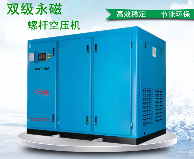 雙級永磁變頻螺桿式空壓機